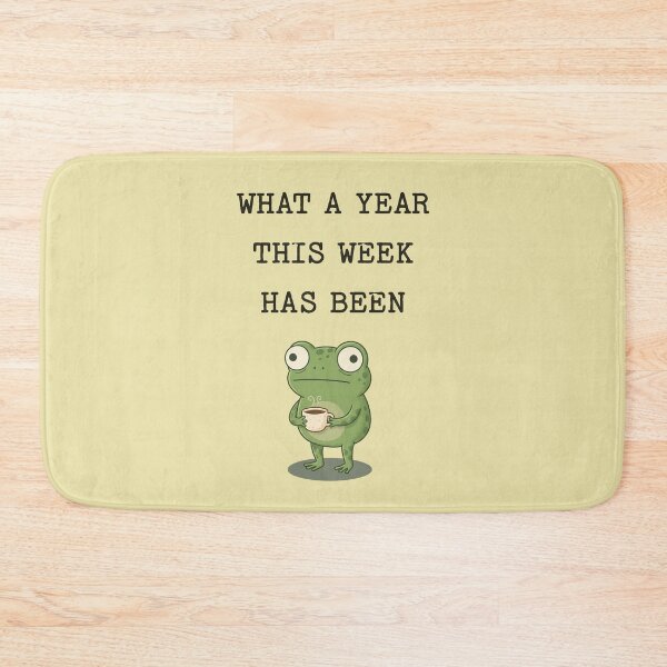 Item preview, What A Year This Week Has Been Frog Coffee Lover designed and sold by d247.