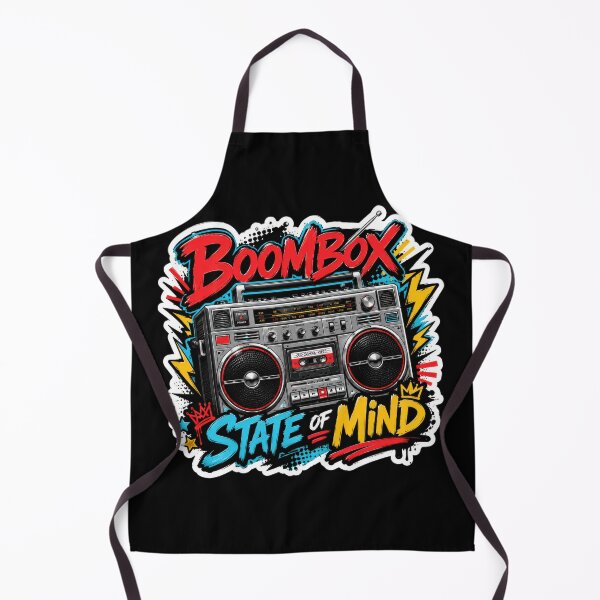 Item preview, Boombox State of Mind Retro Music Sticker  designed and sold by Sketchlegacy.