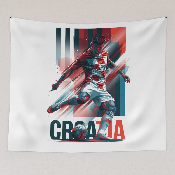 Item preview, Croatia Soccer designed and sold by StudioRedKoala.