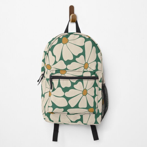 Item preview, Sage Green Retro Daisy Pattern designed and sold by imaniko.