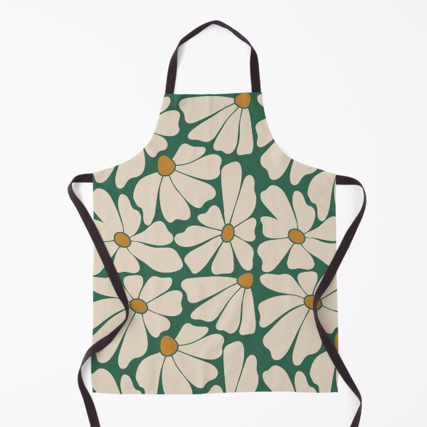 Item preview, Sage Green Retro Daisy Pattern designed and sold by imaniko.
