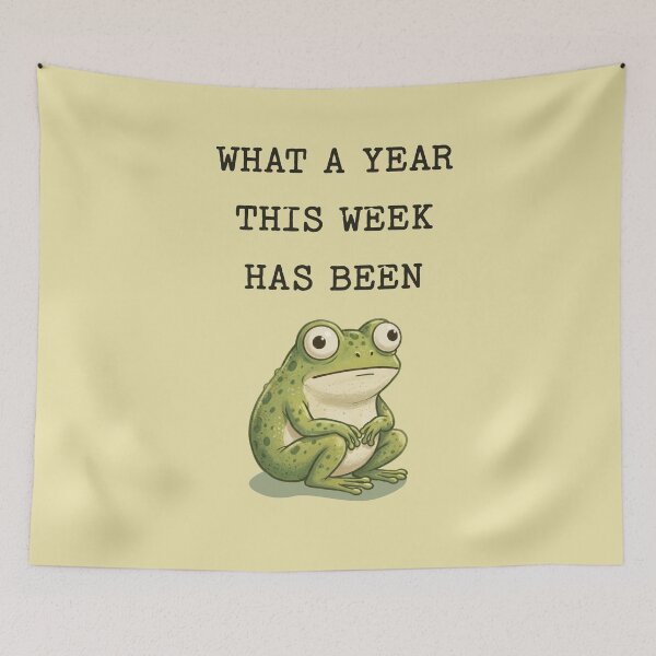 Item preview, What A Year This Week Has Been Stressed Frog designed and sold by d247.