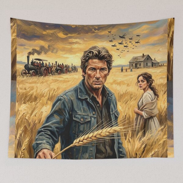 Item preview, A Harvest of Dreams and Despair. – Days of Heaven Fine Art Print designed and sold by Art's Diner.