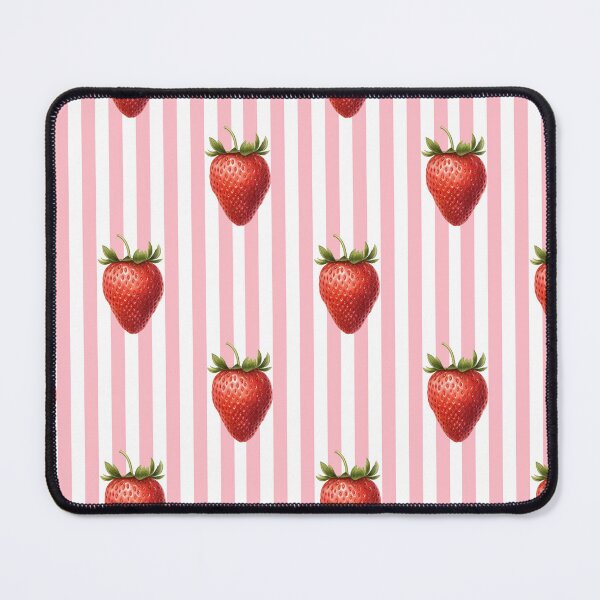 Item preview, Cute Strawberry Pattern Phone Case for Girls | Strawberry Stripes Journal for Students | Pink Striped Strawberry Tote Bag for Mom | Sweet Fruit Pattern Throw Blanket for Friends designed and sold by VivaFy.
