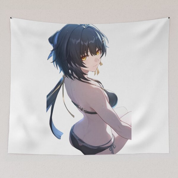 Item preview, Female Rover Black Bikini Wuthering Waves designed and sold by KomiArts.
