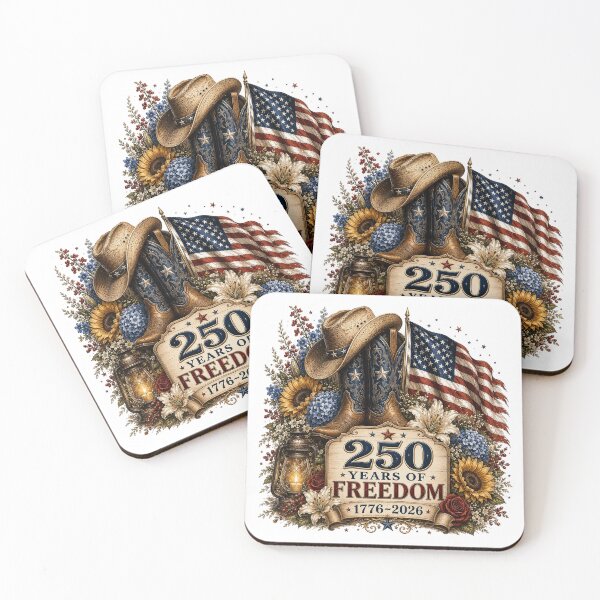 Item preview, 250 Years of American Freedom Patriotic Western Artwork designed and sold by PetalGarden.