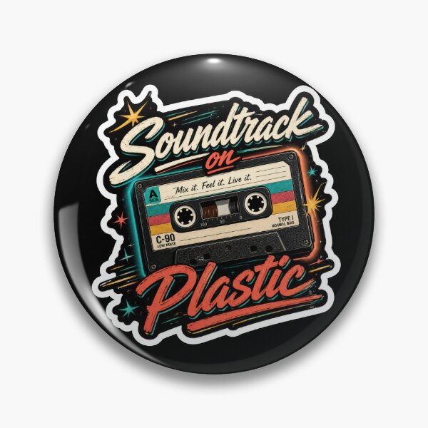 Item preview, Soundtrack on Plastic Retro Cassette Sticker  designed and sold by Sketchlegacy.