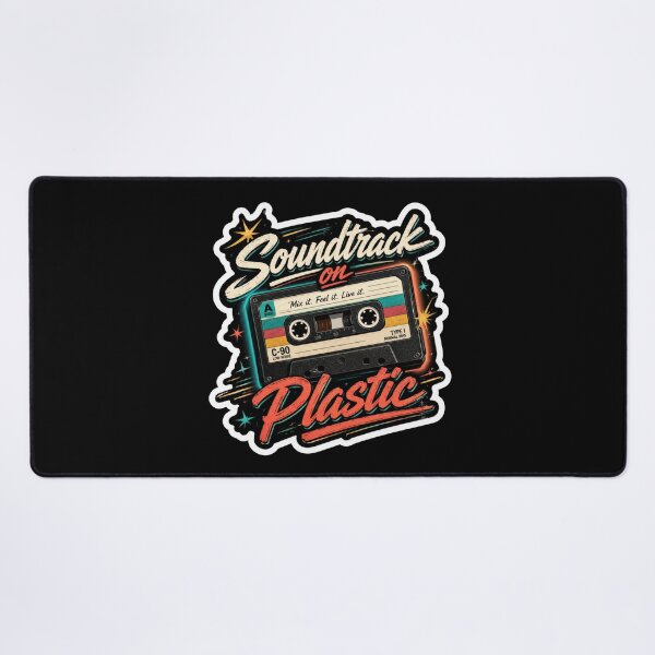 Item preview, Soundtrack on Plastic Retro Cassette Sticker designed and sold by Sketchlegacy.