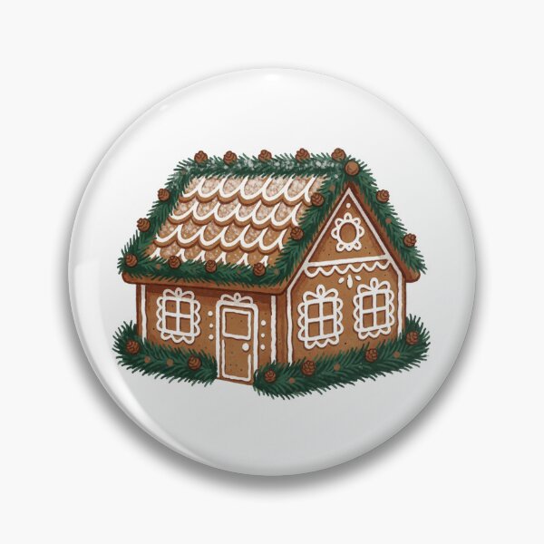 Item preview, Gingerbread House Sticker | Christmas Cottage Decor designed and sold by AillustriaAK.