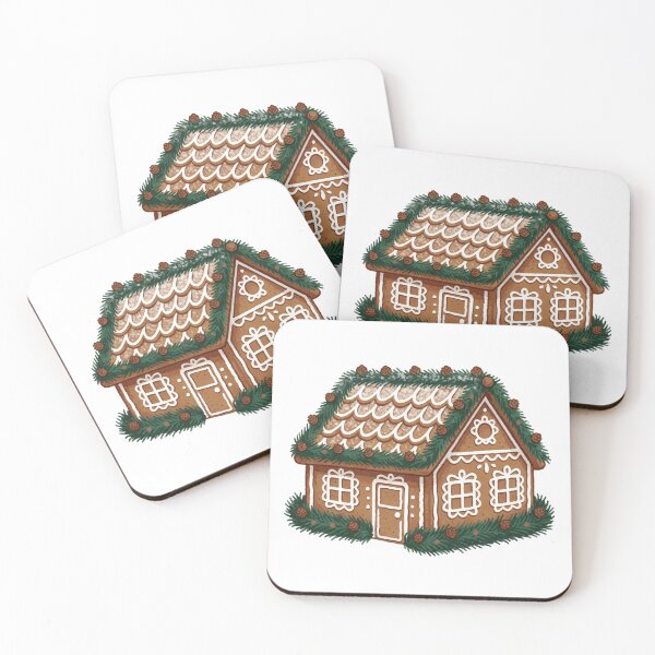 Item preview, Gingerbread House Sticker | Christmas Cottage Decor designed and sold by AillustriaAK.