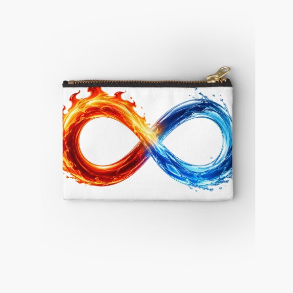 Item preview, Infinite loop of water and fire: elemental art of eternal flow designed and sold by FusiTink.