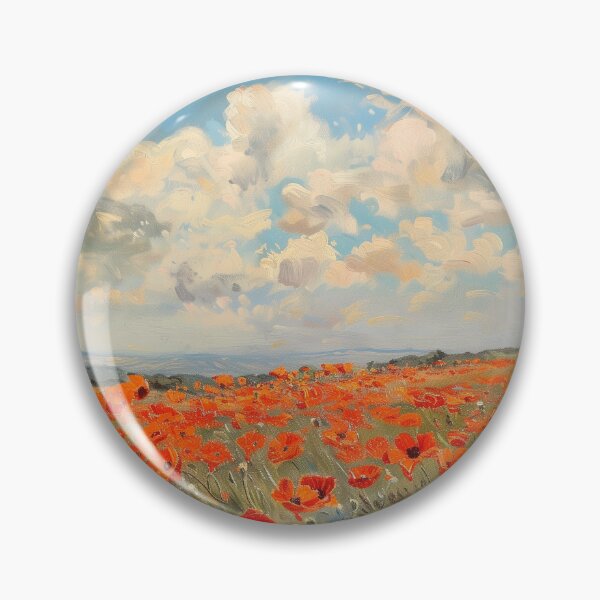 Item preview, Field of Scarlet Poppies designed and sold by IllysWorld.