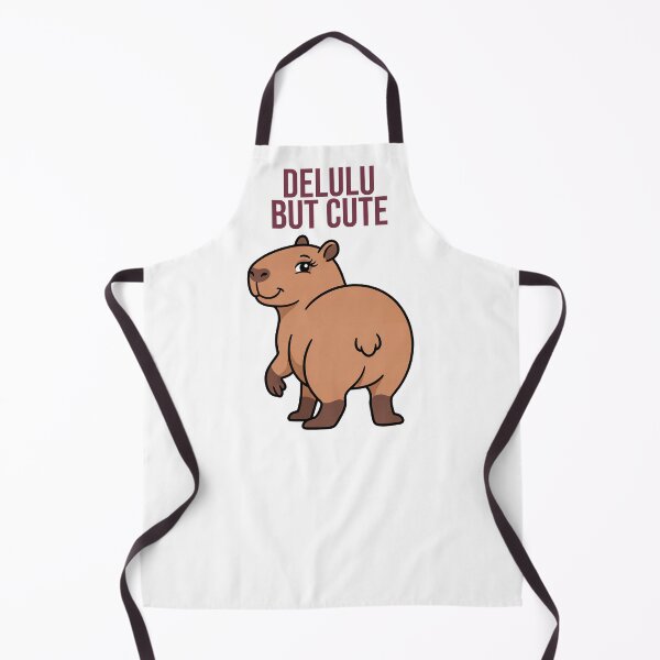Item preview, Delulu But Cute – Funny Capybara Meme designed and sold by Sir Capy B.