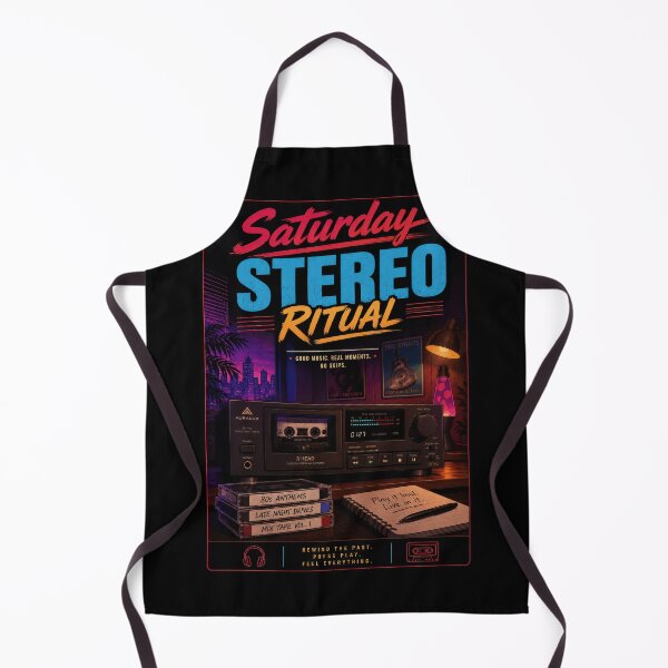 Item preview, Saturday Stereo Ritual Retro Cassette Poster  designed and sold by Sketchlegacy.