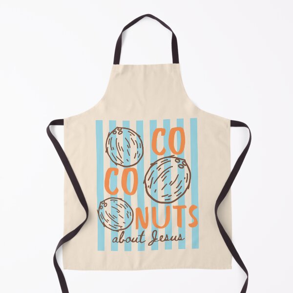 Item preview, Coconuts About Jesus Love Co Co Nuts Tropical Beach Summer Stripe Blue designed and sold by Forevermore.