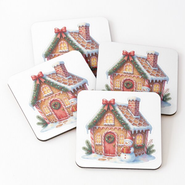 Item preview, Gingerbread House Sticker | Christmas Cottage Decor designed and sold by AillustriaAK.
