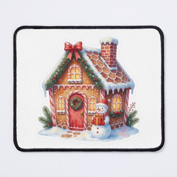 Item preview, Gingerbread House Sticker | Christmas Cottage Decor designed and sold by AillustriaAK.