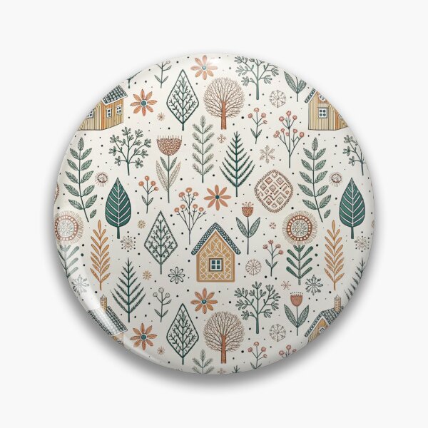 Item preview, Nordic Garden Fillers | Scandinavian Folk Geometry designed and sold by Shuga-Design.