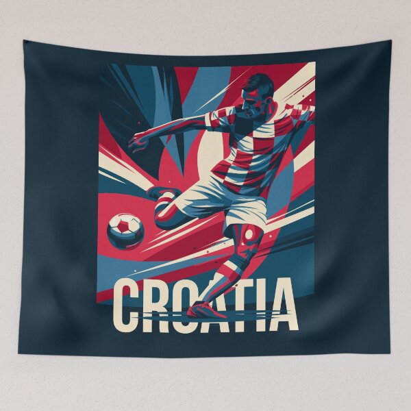 Item preview, Croatia Soccer designed and sold by StudioRedKoala.