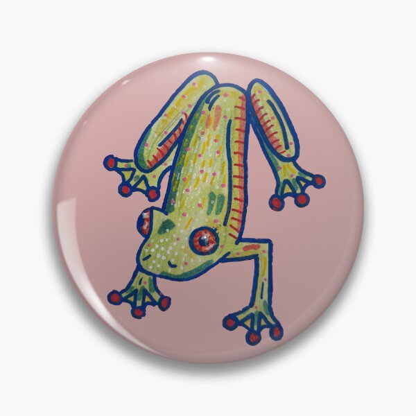 Item preview, Pink Dream Hopper Solo | Whimsical Frog Illustration designed and sold by Bramble and Willow Studio.