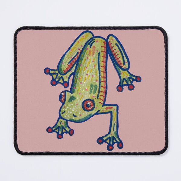 Item preview, Pink Dream Hopper Solo | Whimsical Frog Illustration designed and sold by Bramble and Willow Studio.
