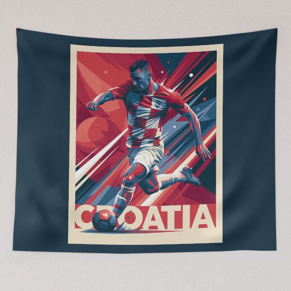 Item preview, Croatia Soccer designed and sold by StudioRedKoala.