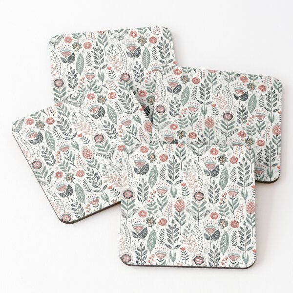 Item preview, Botanical Folk Motifs | Scandinavian Summer Design designed and sold by Shuga-Design.