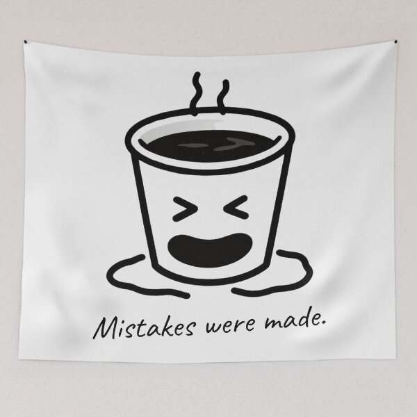Item preview, Mistakes Were Made - Funny Minimalist Doodle Graphic designed and sold by Design_Your_Day.