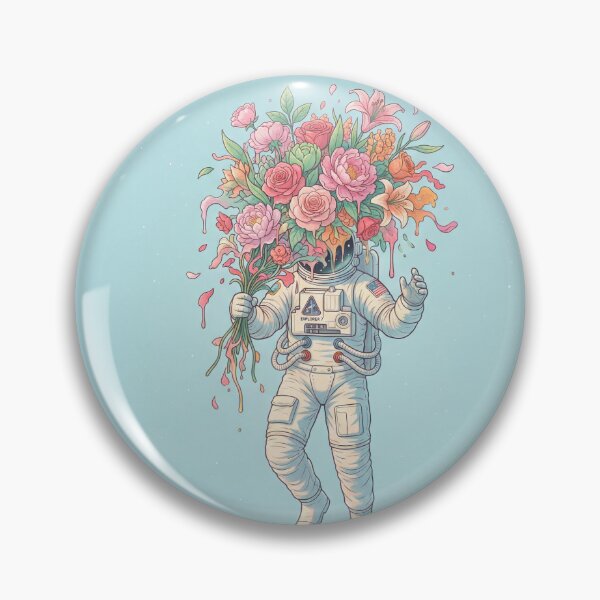 Item preview,  Flowers for the Astronaut designed and sold by ASTRAL ART LAB.