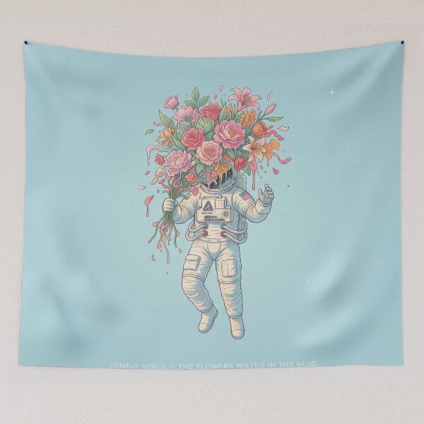 Item preview,  Flowers for the Astronaut designed and sold by ASTRAL ART LAB.
