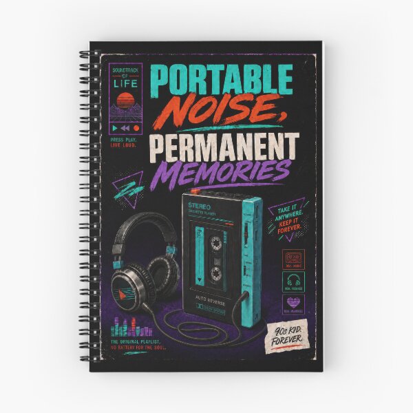 Item preview, Portable Noise Permanent Memories Retro Cassette Poster  designed and sold by Sketchlegacy.