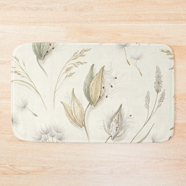 Item preview, Floating Seed Pods Seamless Pattern designed and sold by MoonwoodStudio.