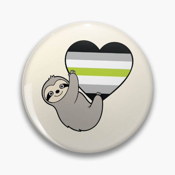 Item preview, Agender Pride Sloth Hugging Heart - LGBTQ+ Pride Design designed and sold by Cannaxes Studio.