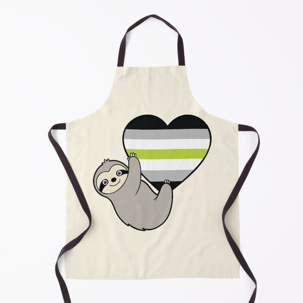 Item preview, Agender Pride Sloth Hugging Heart - LGBTQ+ Pride Design designed and sold by Cannaxes Studio.