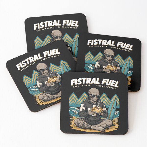 Item preview, Fistral Fuel — Tattooed Alien Surfer Cornish Pasty Newquay Cornwall T-Shirt V4 designed and sold by DarylWelsh2024.