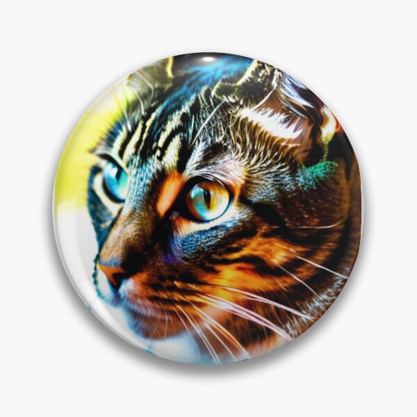 Item preview, Animals - Tabby Cat, Pop Art Portrait with Vibrant Colors designed and sold by DoodyPets.