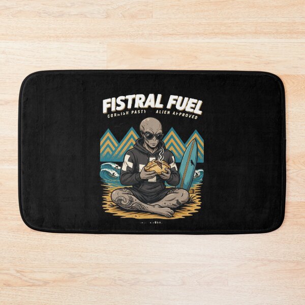 Item preview, Fistral Fuel — Tattooed Alien Surfer Cornish Pasty Newquay Cornwall T-Shirt V4 designed and sold by DarylWelsh2024.