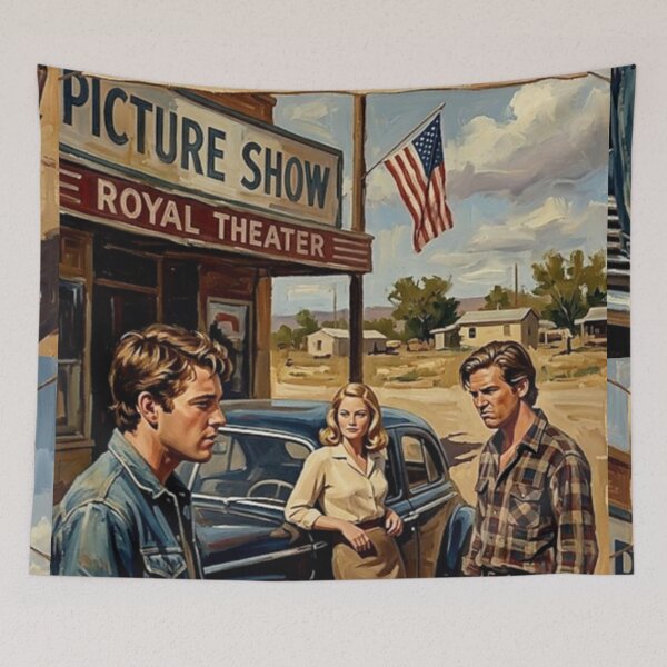 Item preview, The End of an Era. The Beginning of Everything. – The Last Picture Show Fine Art Print designed and sold by Art's Diner.