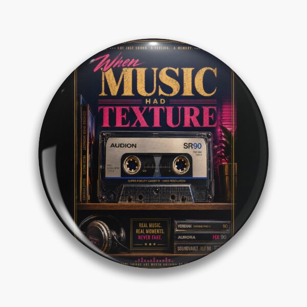 Item preview, When Music Had Texture Retro Cassette Poster  designed and sold by Sketchlegacy.