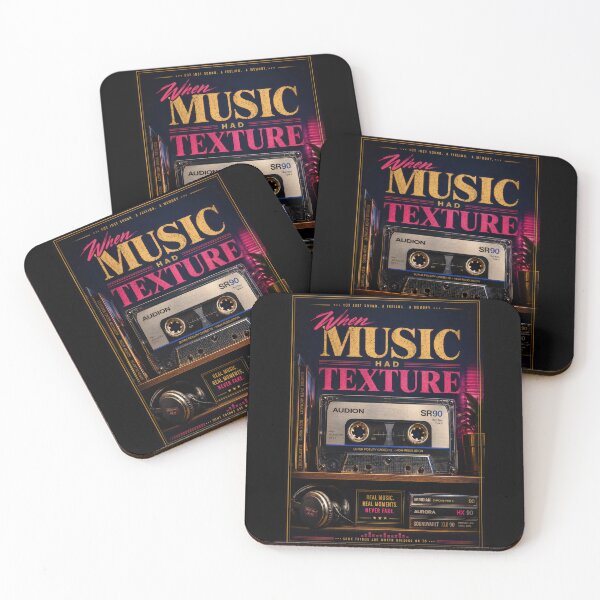 Item preview, When Music Had Texture Retro Cassette Poster  designed and sold by Sketchlegacy.