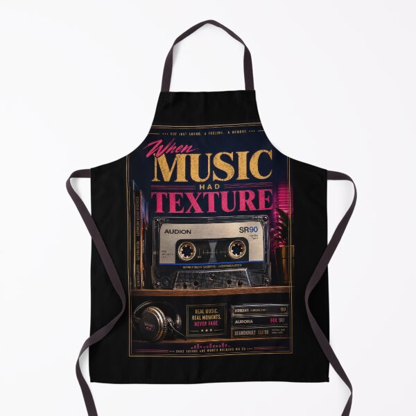 Item preview, When Music Had Texture Retro Cassette Poster designed and sold by Sketchlegacy.