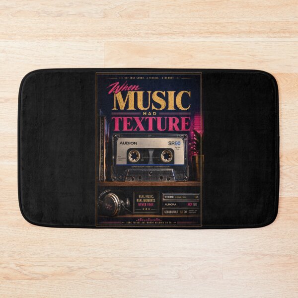 Item preview, When Music Had Texture Retro Cassette Poster  designed and sold by Sketchlegacy.