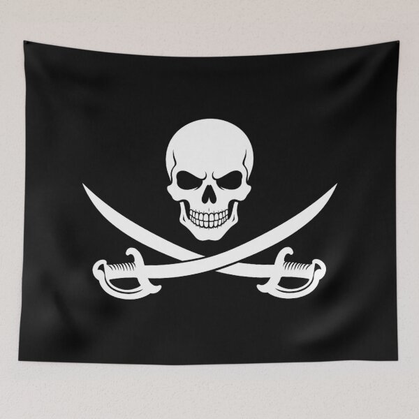 Item preview, Pirate flag designed and sold by Seyahshop.