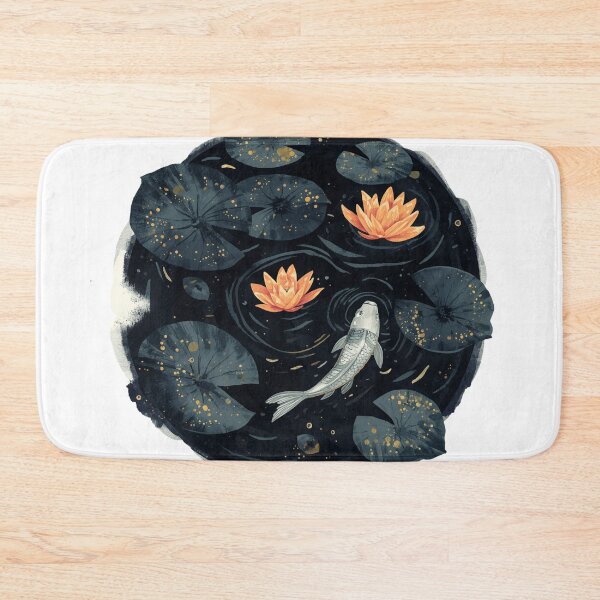 Item preview, Midnight Lily Pond designed and sold by catcurio.