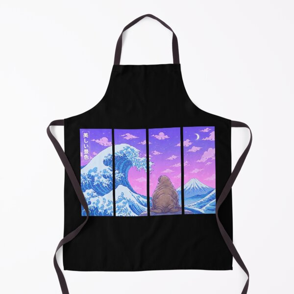 Item preview, Funny Walrus Japanese Kanagawa Wave Vapor Japan Boys Girls Kids designed and sold by FurryHavenPH.