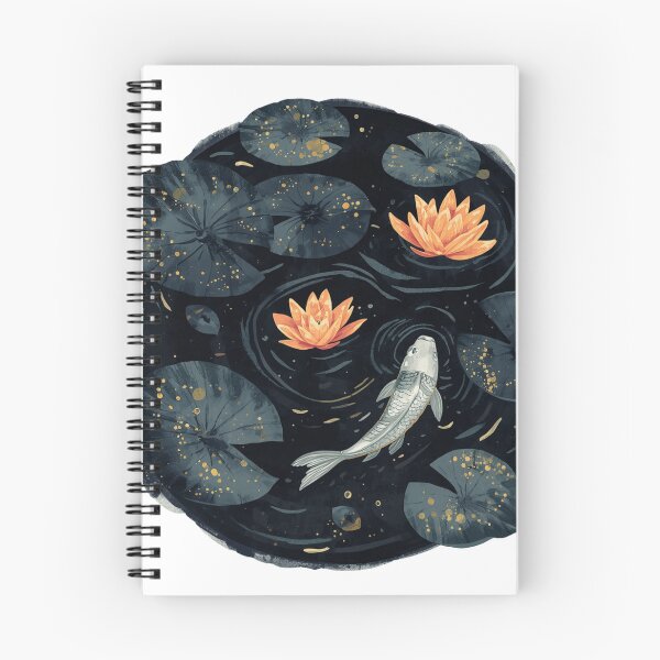 Item preview, Midnight Lily Pond designed and sold by catcurio.