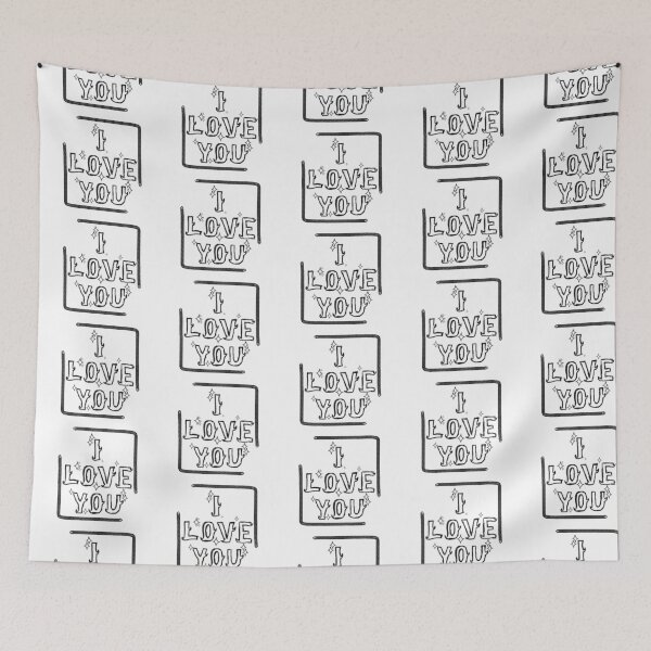 Item preview, I Love You Y2K Gothic Streetwear Chain Design designed and sold by Kitishop.