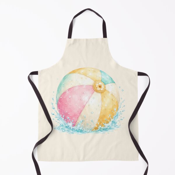 Item preview, Pastel Beach Ball Splash | Cute Summer Tropical Illustration designed and sold by looplandger.