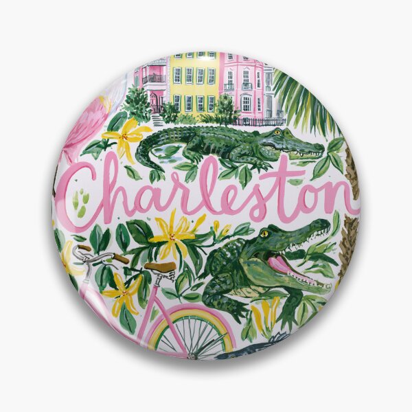 Item preview, Charleston South Carolina | Cute Preppy Coastal Southern Aesthetic Design designed and sold by ThePreppyArtist.