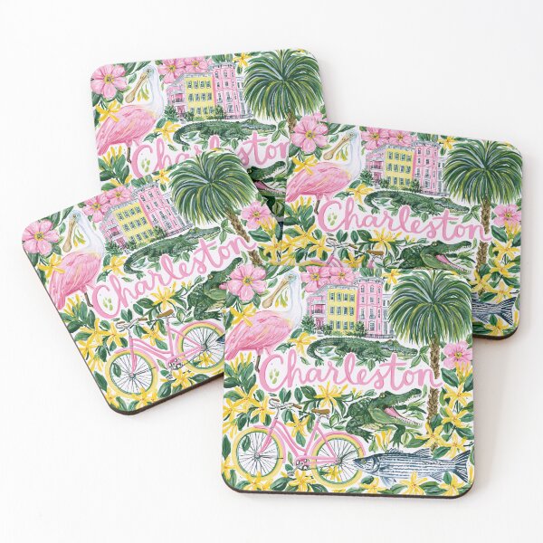 Item preview, Charleston South Carolina | Cute Preppy Coastal Southern Aesthetic Design designed and sold by ThePreppyArtist.